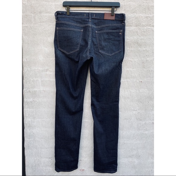 Madewell Alley Straight Jeans Dark Rinse - Picture 3 of 4